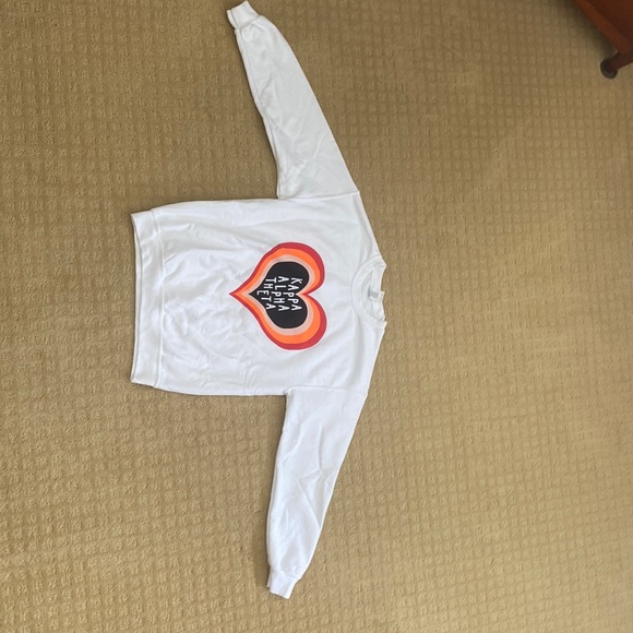Kappa Alpha Theta Heart Crew Neck Pullover | Size M | Work Week - Picture 3 of 5